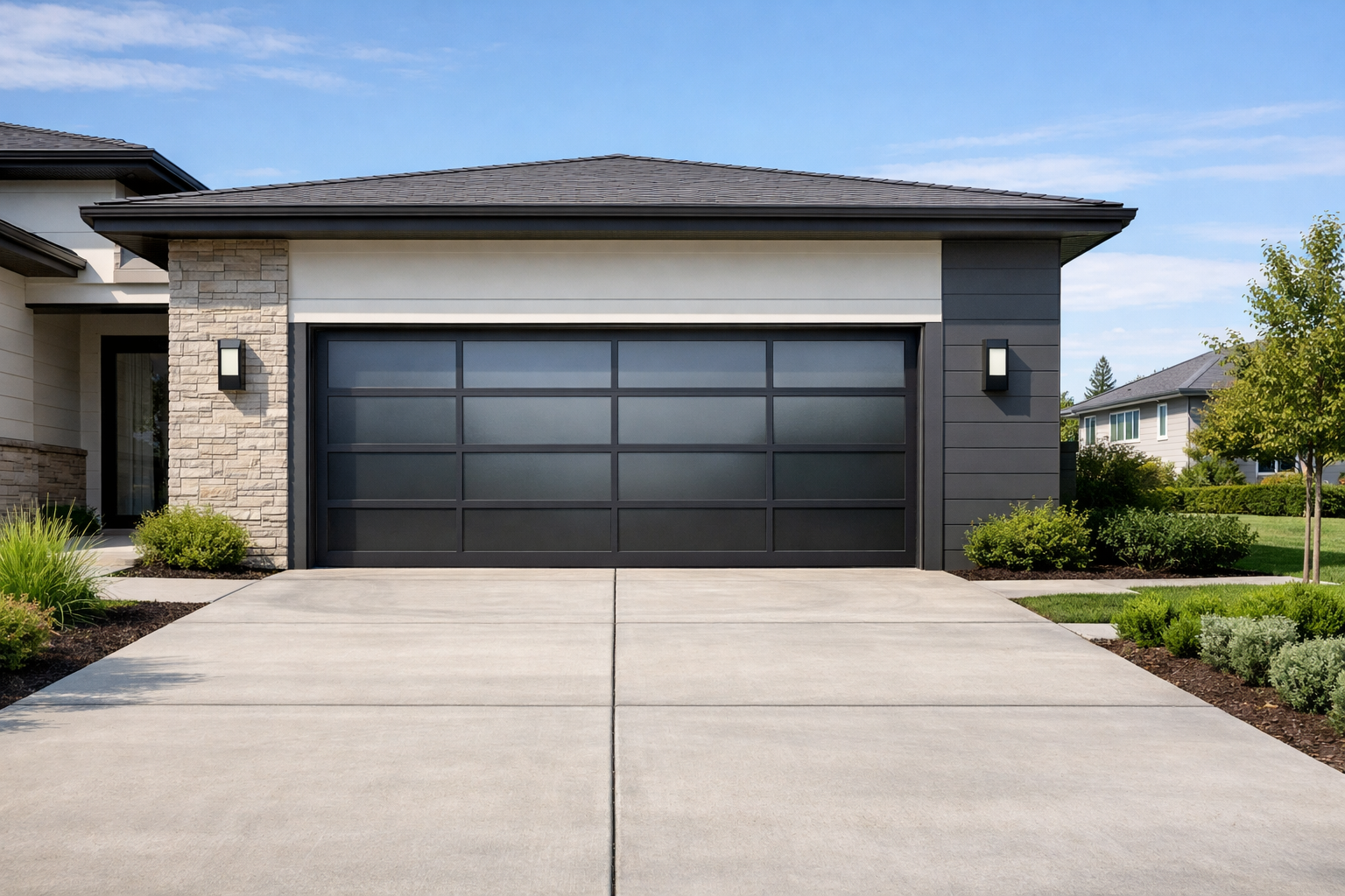 The Perfect Shot Starts at the Driveway Garage Doors and Visual Home Design